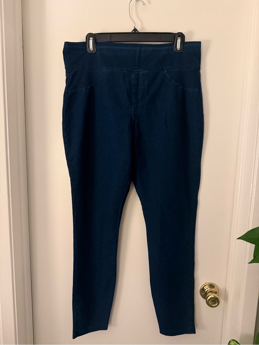 A New Day Dark Indigo Blue Pull-On Jeggings Size XL Stretch